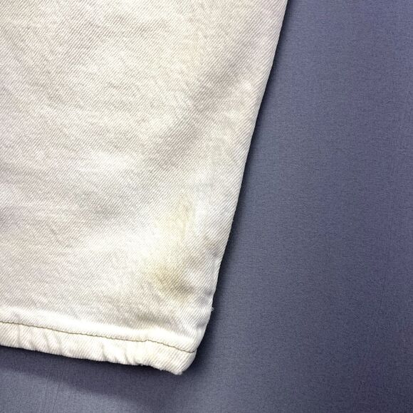 Lee Riders Womens Mom Jeans Size 16M Blue White Relaxed Stretch Cabincore - Picture 15 of 16